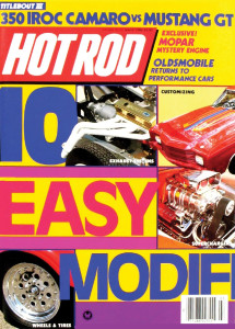HOT ROD 1986 MAR - OLDS, IROC vs GT, BALL-STUD HEMI